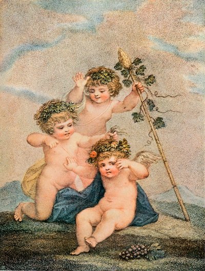 Ámorok, XVIII. század alkotó: Francesco Bartolozzi