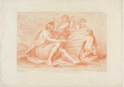 Előlap Cipriani "A rajzolás alapjai" című művéből. alkotó: Francesco Bartolozzi