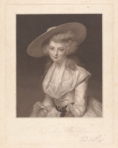 Lady Anne Bingham alkotó: Francesco Bartolozzi