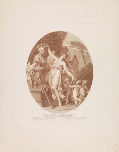 A halhatatlanság nimfája A halhatatlanság nimfája (cím a tárgyon) Shakespeare (sorozat címe) alkotó: Francesco Bartolozzi