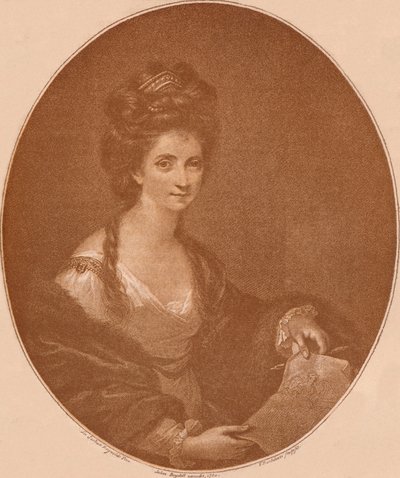 Angelica Kauffman portréja, 1777 1904 alkotó: Francesco Bartolozzi