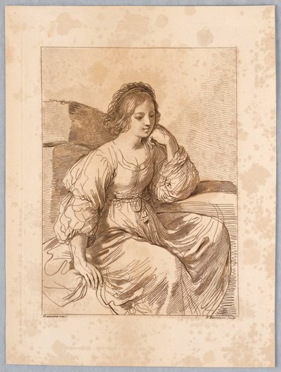 Egy hölgy portréja alkotó: Francesco Bartolozzi