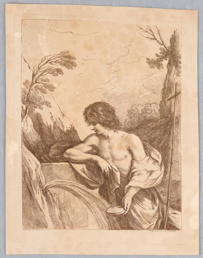 Szent János a vadonban alkotó: Francesco Bartolozzi
