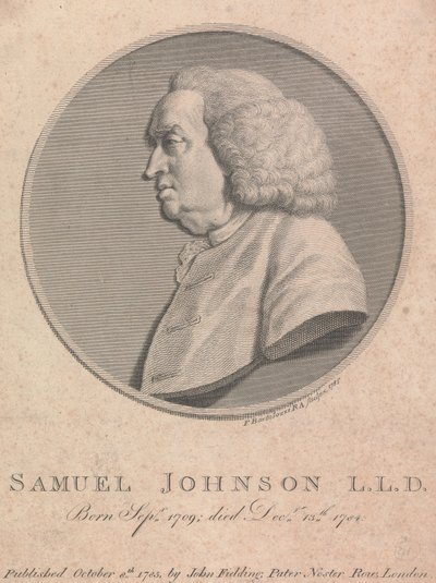 Samuel Johnson alkotó: Francesco Bartolozzi