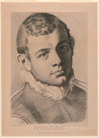 A. N. Carracci önarcképe alkotó: Francesco Bartolozzi
