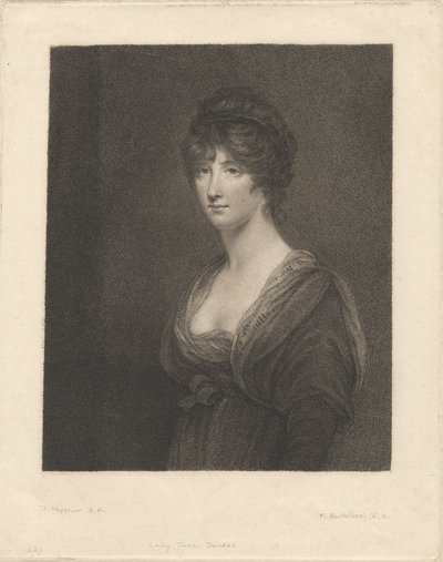 A helyes, tisztelt hölgy Jane Dundas alkotó: Francesco Bartolozzi