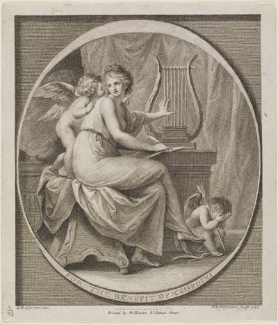 Jegy M. Gardini javára alkotó: Francesco Bartolozzi