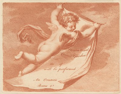 Eintrittskarte für das Theatre Royal, Covent Garden alkotó: Francesco Bartolozzi