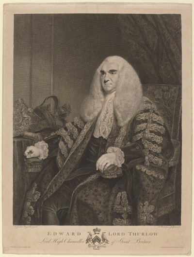 Edward, Lord Thurlow alkotó: Francesco Bartolozzi after Sir Joshua Reynolds