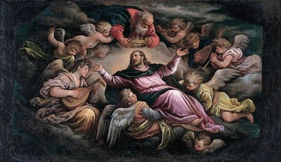 Krisztus a dicsőségben alkotó: Francesco Bassano the Younger