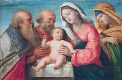 Jézus körülmetélése (olaj, vászon) alkotó: Francesco Bissolo