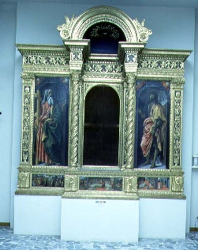 A szentségek tabernákulum, 1484-6 körül (tempera, tábla) (lásd még: 94758-9) alkotó: Francesco Botticini