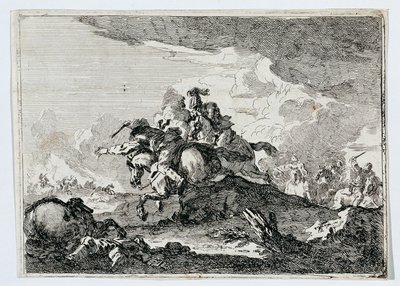 lovassági csatát alkotó: Francesco Casanova