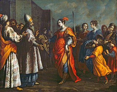Judit diadala, 1620-30 körül alkotó: Francesco Curradi