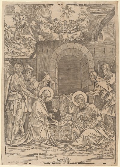A Pásztorok imádata alkotó: Francesco Denanto