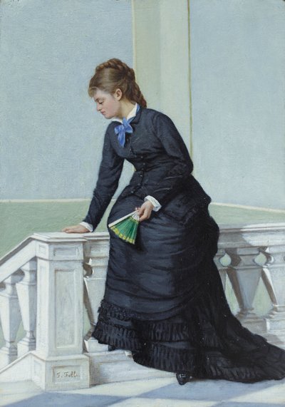 A féltékeny, 1875-78 körül (olaj, tábla) alkotó: Francesco Folli
