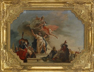 Iphigenia áldozata, 18. század alkotó: Francesco Fontebasso