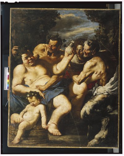 Részeg Silenus, 1640 körül alkotó: Francesco Francanzano