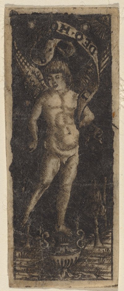 Kerub vázán "SOLI DEO HONOR" felirattal alkotó: Francesco Francia or Peregrino da Cesena