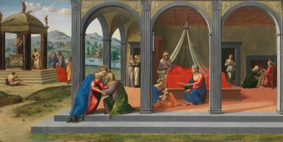 Jelenetek Keresztelő Szent János életéből, kb. 1506-7. alkotó: Francesco Granacci