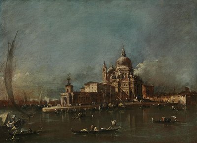 Kilátás a Santa Maria della Salutéra és a Doganára alkotó: Francesco Guardi