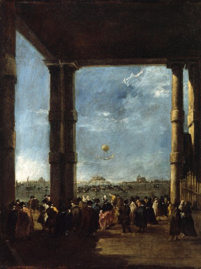 A léggömb felszállása alkotó: Francesco Guardi