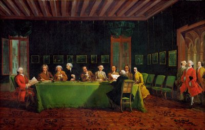 Diplomáciai találkozó alkotó: Francesco Guardi