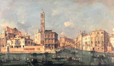Grand Canal: San Geremia és a Cannaregio bejárata alkotó: Francesco Guardi