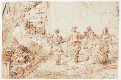 Hárem jelenet alkotó: Francesco Guardi