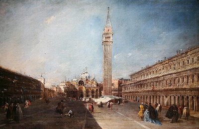 Piazza San Marco (olaj, vászon) alkotó: Francesco Guardi
