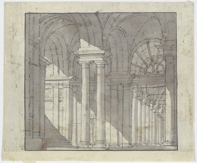 Oszlopcsarnok alkotó: Francesco Guardi