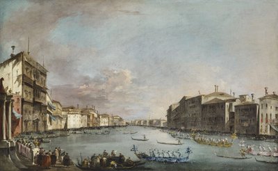 Regatta Velencében alkotó: Francesco Guardi