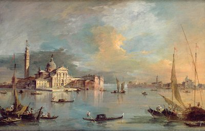San Giorgio Maggiore, Velence, Giudeccával és Zitellével alkotó: Francesco Guardi