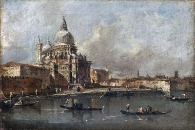 Santa Maria della Salute Velencében alkotó: Francesco Guardi