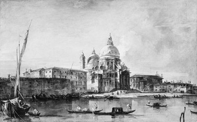 Santa Maria della Salute, az 1760-as évek közepe-vége. alkotó: Francesco Guardi