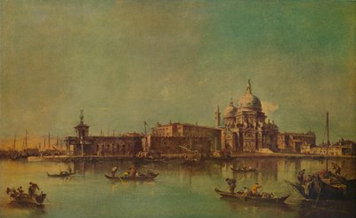 The Dogana and Salute, Velence, 1775, 1938 alkotó: Francesco Guardi