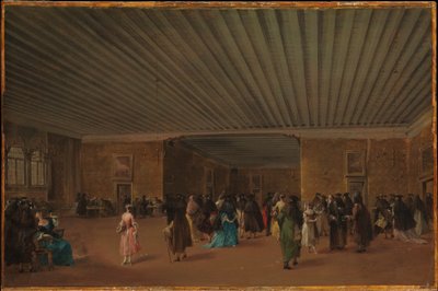 A Palazzo Dandolo nyilvános ridottója alkotó: Francesco Guardi