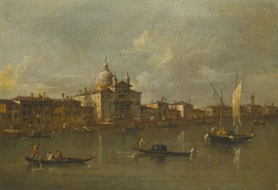 Velence, kilátás a Giudecca és a Zitelle templom felé alkotó: Francesco Guardi