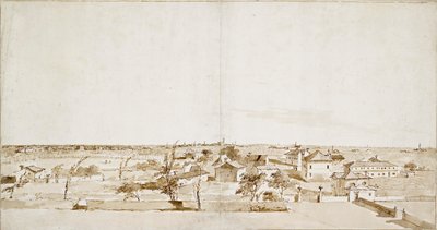 Kilátás a Villa Loredan kertjére, 18. század közepe alkotó: Francesco Guardi