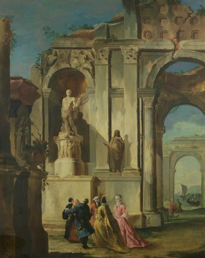 Látogatás a romokban alkotó: Francesco Guardi