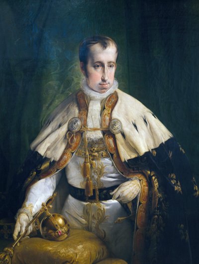 I. Ferdinánd osztrák portréja, Francesco Hayez alkotó: Francesco Hayez
