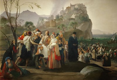 Párgai menekültek alkotó: Francesco Hayez