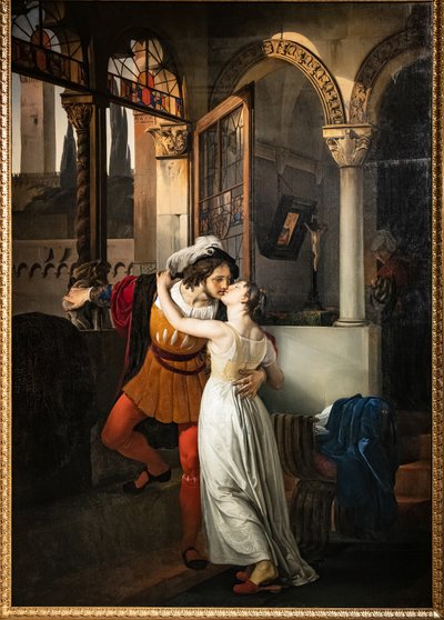 Rómeó utolsó csókja Júliának alkotó: Francesco Hayez