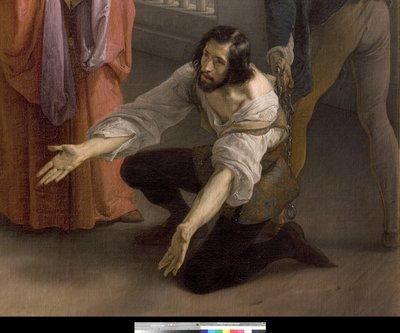 Az utolsó találkozás Jacopo Foscari és családja között a száműzetés előtt, 1838-40 alkotó: Francesco Hayez