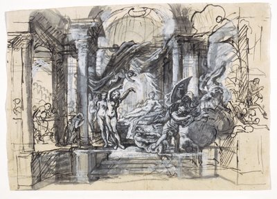 Allegorikus jelenet alkotó: Francesco La Marra