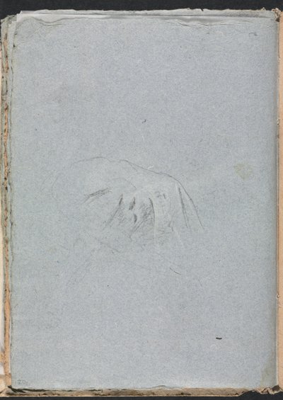 Verona vázlatfüzet: Drapéria 20. oldal, 1760. alkotó: Francesco Lorenzi