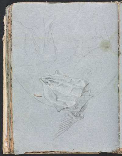 Verona Vázlatfüzet: Drapériatanulmány 84. oldal, 1760. alkotó: Francesco Lorenzi