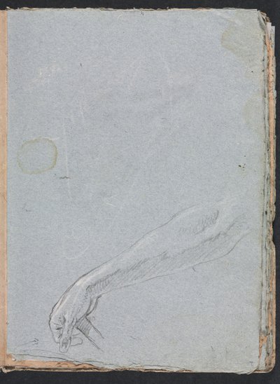 Verona vázlatfüzet: Jobb oldali 7. oldal, 1760. alkotó: Francesco Lorenzi