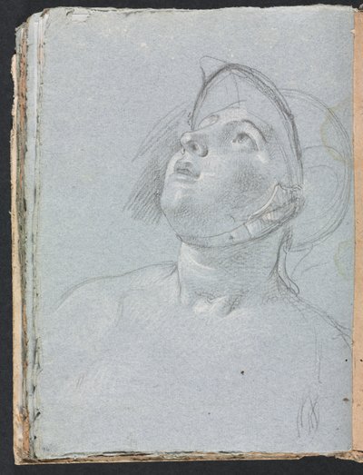 Verona vázlatfüzet: Katona 96. oldal, 1760. alkotó: Francesco Lorenzi