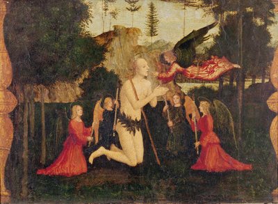 Szent Onuphrius úrvacsora alkotó: Francesco Morone